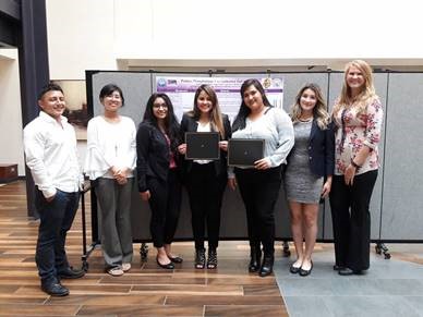 DC3 students stand to accept award