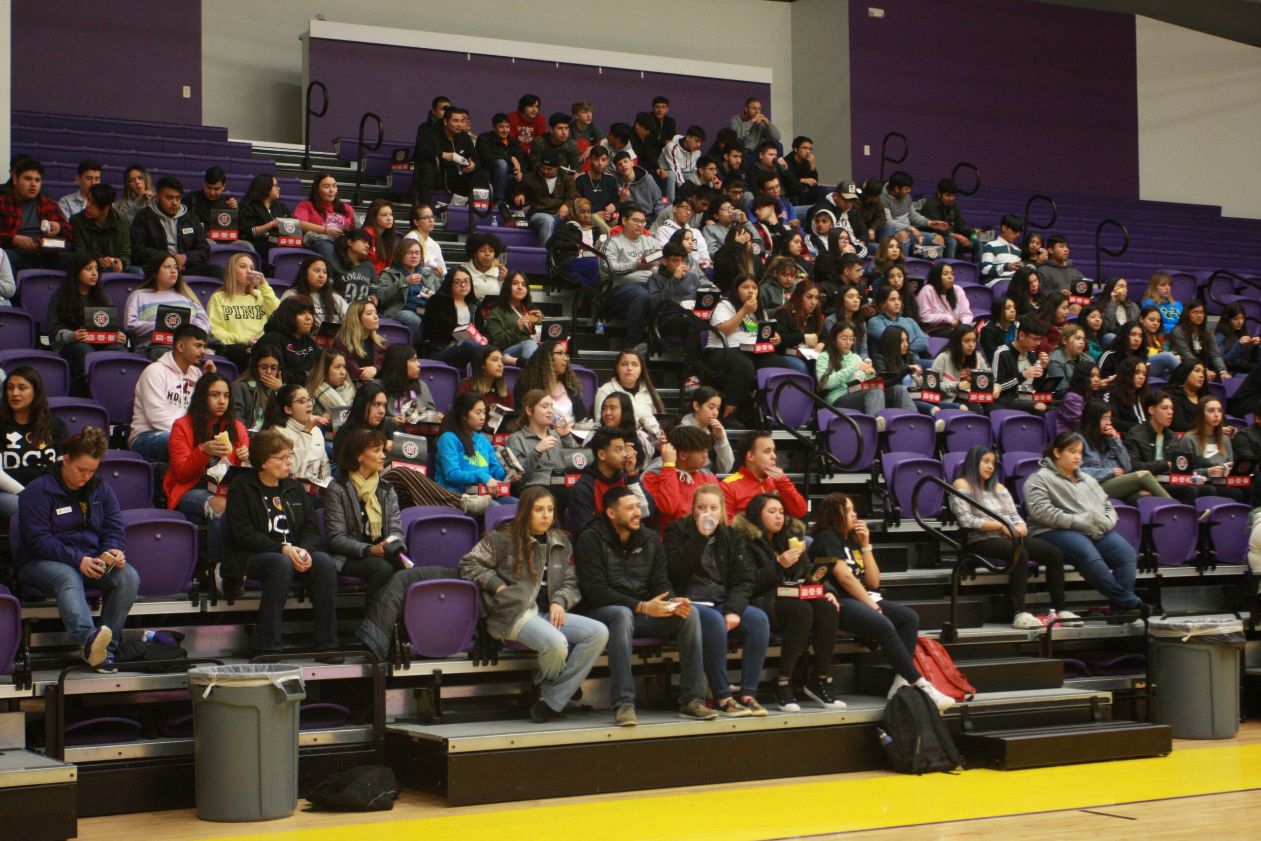Juniors gathered in the DC3 Student Activity Center for the 2020 Junior Experience