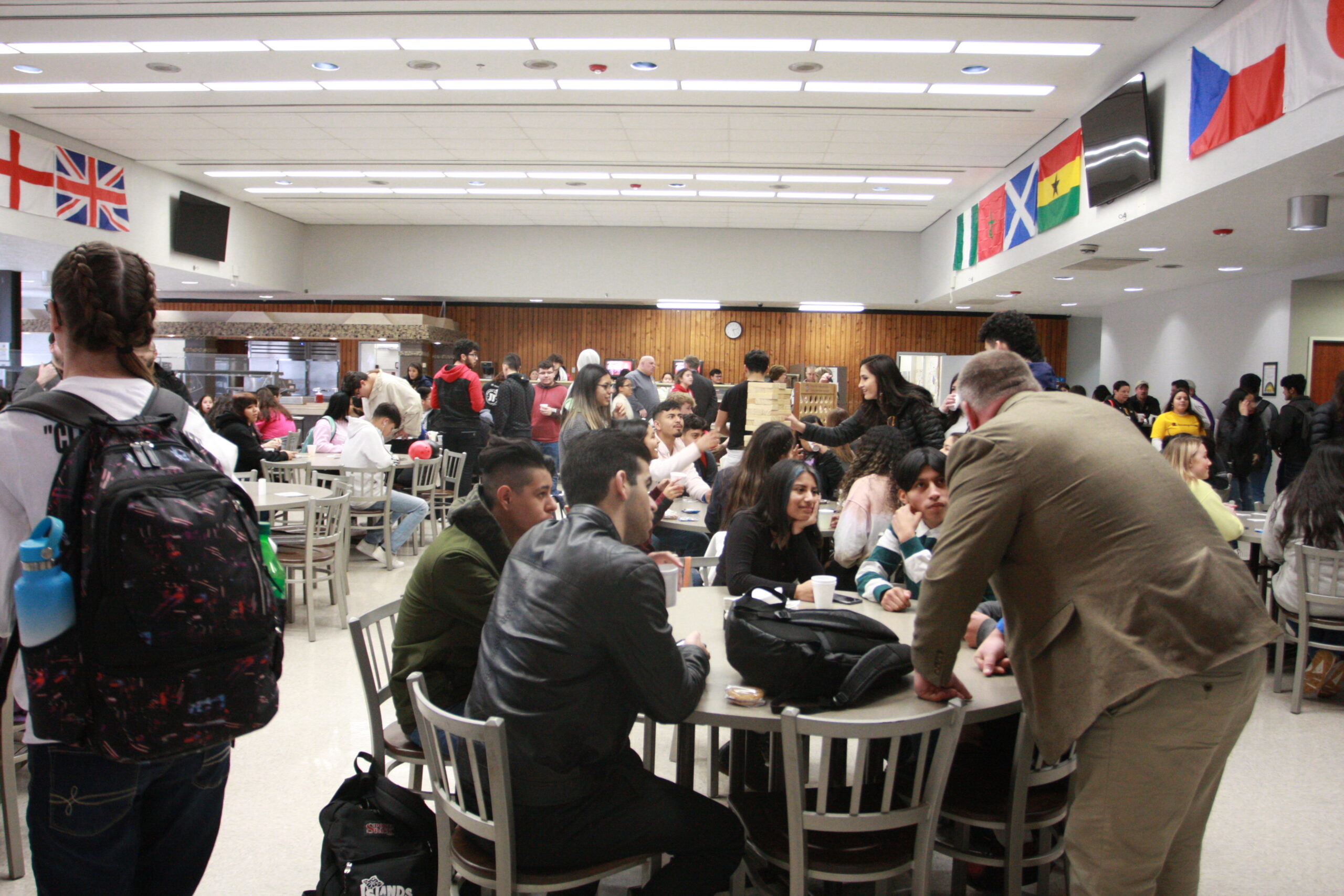 Juniors gathered in the cafeteria for the 2020 Junior Experience